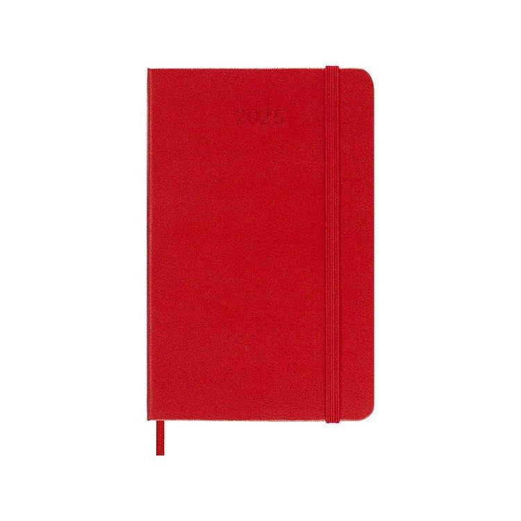 【MOLESKINE】2025週記手帳12M硬殼口袋紅 - 週記_硬殼口袋紅