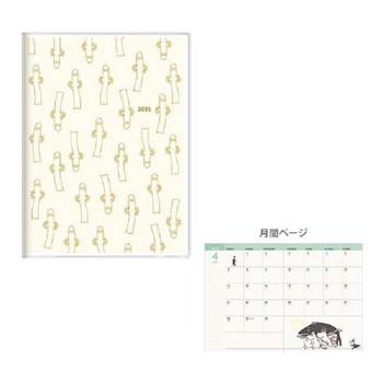 2025月間手帳A6-溜溜們/滿版