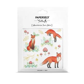 Paperself紋身貼紙-狐狸先生 Mr Fox【金石堂、博客來熱銷】