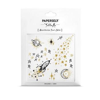 Paperself紋身貼紙-銀河宇宙 Galaxy【金石堂、博客來熱銷】