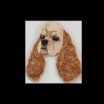 刺繡貼紙卡片- 可卡犬