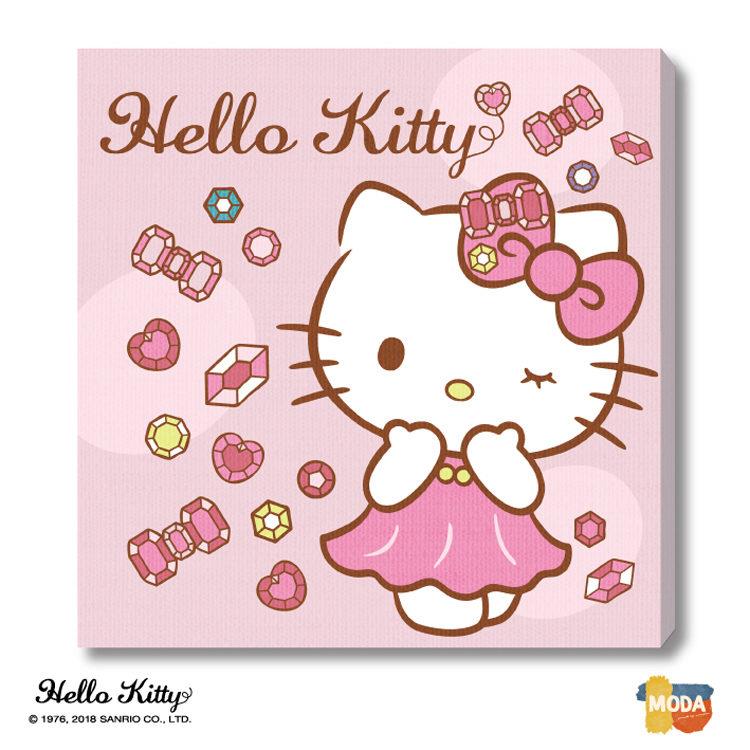 MODA DIY數字油畫－三麗鷗－寶石Hello Kitty