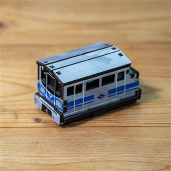 DIY木質捷運列車