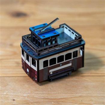 DIY木質復古叮叮車