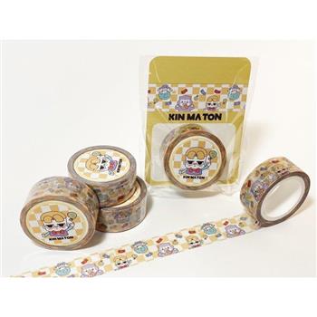 Kinmaton金馬桶好運紙膠帶-金馬桶三兄弟款