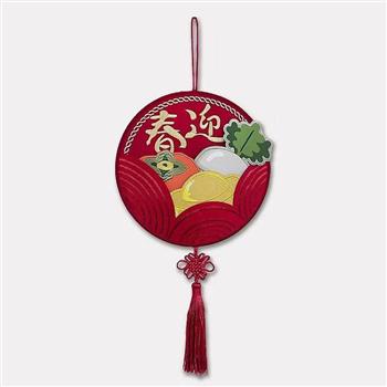 【新年系列】迎春新年掛飾/杯墊組合