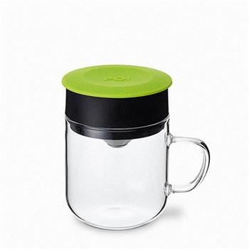 【丹麥 PO：Selected】研磨過濾咖啡玻璃杯240ml（綠）【金石堂、博客來熱銷】