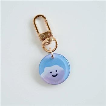 方坊 金屬壓克力掛飾 25mm-天空喜寶(導角款)