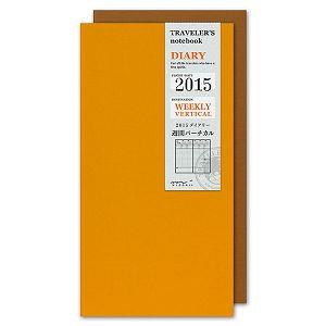 金石堂網路書店 2015 Midori Traveler S Notebook 週間直式手帳 補充包