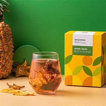 Hoiis 好集食 鳳梨洛神薄荷茶(內含楊桃鳳梨片)8g*6入/盒