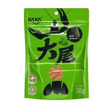 KAKA 大尾醬燒蝦餅 30g 海苔【金石堂、博客來熱銷】