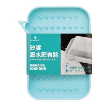 矽膠瀝水皂盤(藍)【金石堂、博客來熱銷】