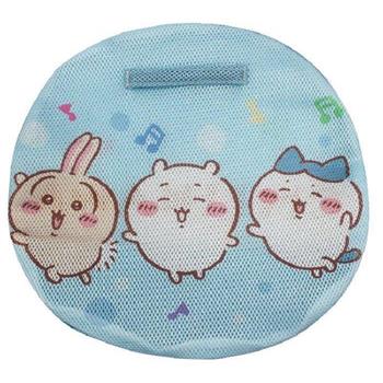 吉伊卡哇 圓形手提洗衣袋-藍