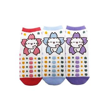 四季SAY HI麻吉貓兒童襪15-21cm
