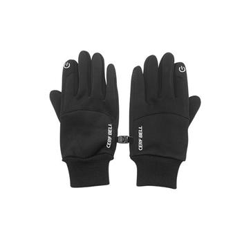 【2023秋冬】CB高彈羅紋觸控防風手套-黑XL