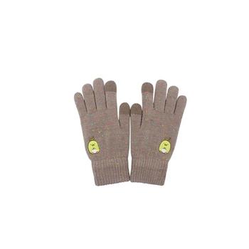 【2023秋冬】角落-企鵝刺繡彩點觸控雙層手套