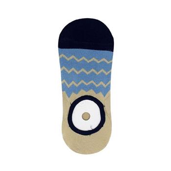 四季和柄山山水水止滑隱形襪22-26cm