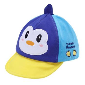 【2024夏季】童藍色企鵝軟眉帽