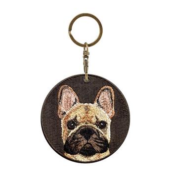 Emjour雙面刺繡吊飾-黑嘴法鬥