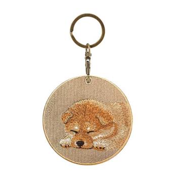 Emjour雙面刺繡吊飾-大小柴犬(限定款)