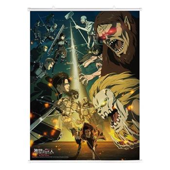 布掛畫(直向)-進擊的巨人D款(綜)