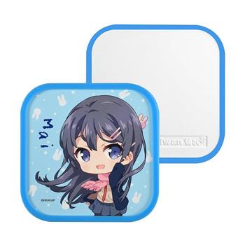 吸水杯墊(方型)-青豬外出妹A款(學姊)
