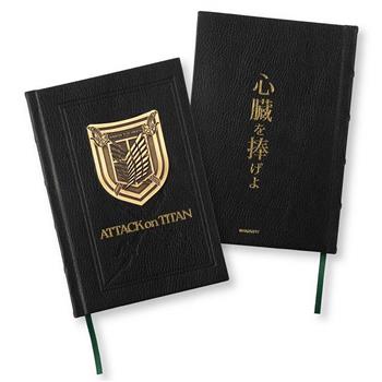 徽章質感筆記本-進擊的巨人A款(調查兵團)