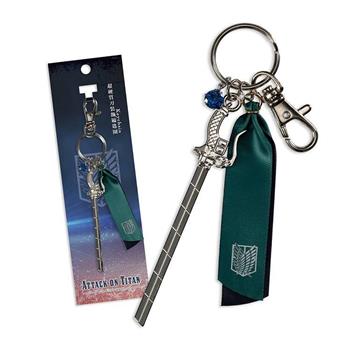 超硬質刀裝飾鑰匙圈-進擊的巨人A款