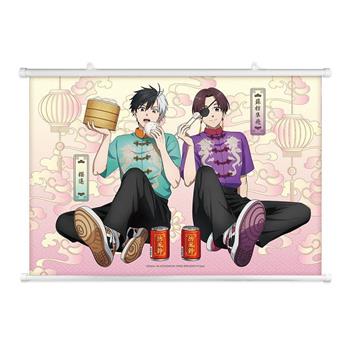 布掛畫(橫向)-防風少年A款(櫻+蘇枋)