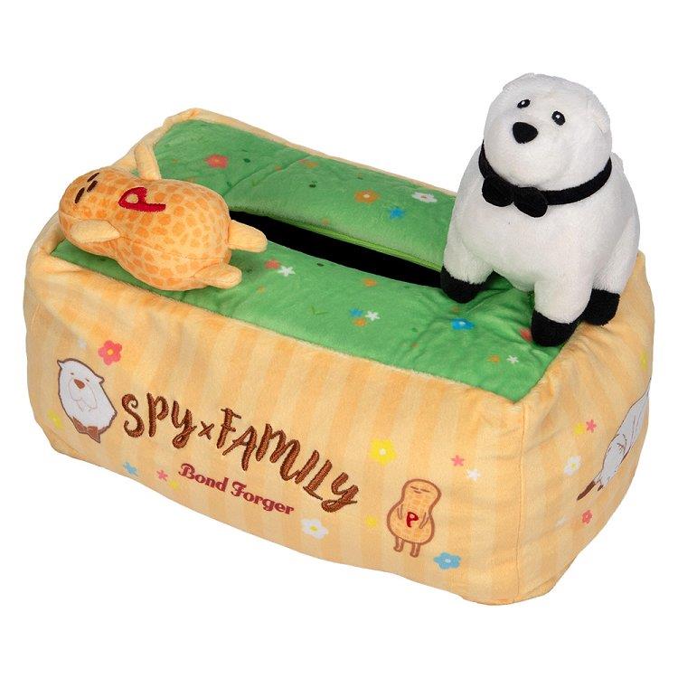 面紙套(趣味)-間諜家家酒A款(花生+彭德) 面紙套(趣味)-間諜家家酒A款(花生+彭德)