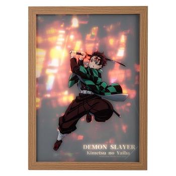 燈光畫-鬼滅劇場版A款(炭)