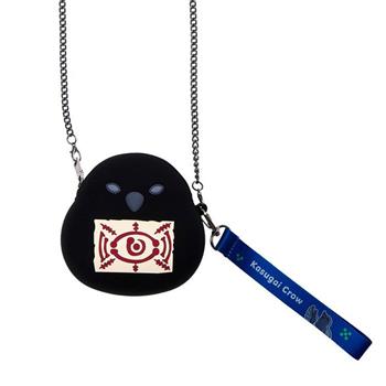 矽膠零錢包(附鏈條)-鬼滅劇場版A款(鎹鴉)