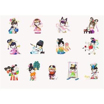 ROB/NANCI囡茜 大唐風華 ZMXX0 全13種 @12(盲盒)