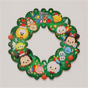 Pintoo 造型花圈拼圖-Tsum Tsum系列-聖誕花圈