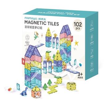 【mamayo】磁力片-滾球城堡夢幻組 (102pcs)