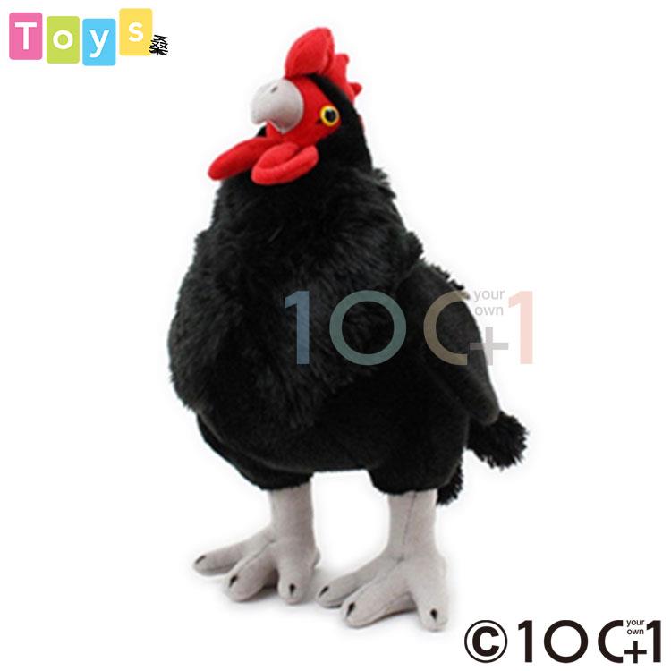 【100+1】 黑公雞造型填充玩偶