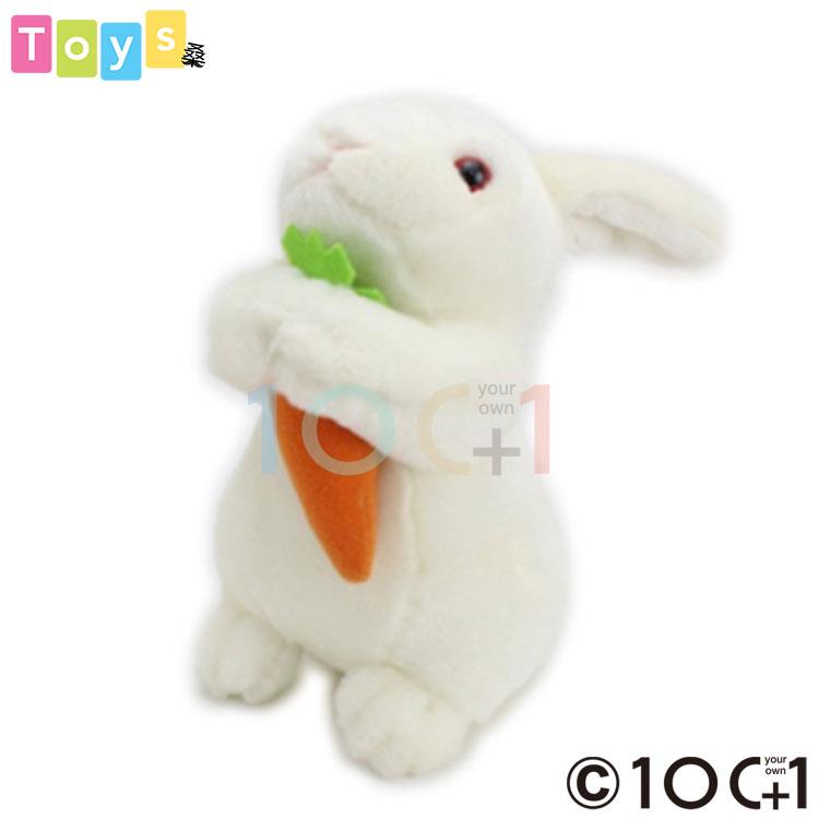 【100+1】 小白兔造型填充玩偶（吊飾）