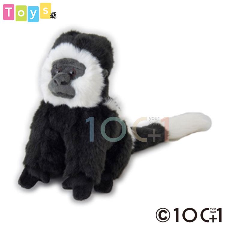 【100+1】 東黑白疣猴造型填充玩偶