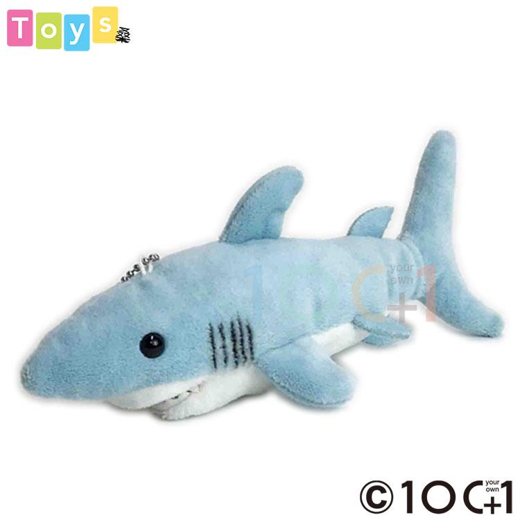 【100+1】 藍鯊造型填充玩偶（吊飾）