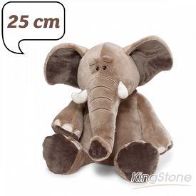 25cm非洲象坐姿玩偶