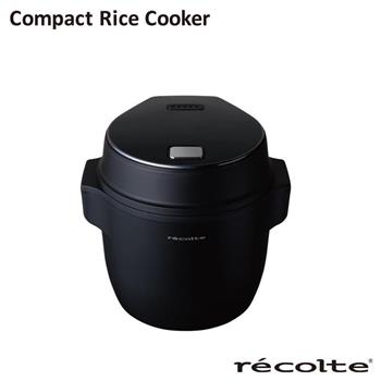 recolte Compact 電子鍋 黑【金石堂、博客來熱銷】