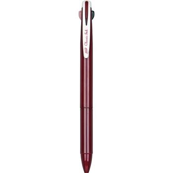 SKB G3501復古雙色中性筆0.5－勃艮地紅桿（黑芯）【金石堂、博客來熱銷】