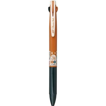 SKB G3502復古雙色按動中性筆0.5mm-黛綠/琥珀黃【金石堂、博客來熱銷】