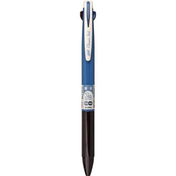 SKB G3502復古雙色按動中性筆0.5mm-焦糖棕/霧霾藍【金石堂、博客來熱銷】