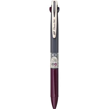 SKB G3502復古雙色按動中性筆0.5mm-葡萄紫/竹炭灰【金石堂、博客來熱銷】