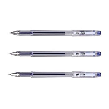 SKB G-158 0.4鋼珠筆-藍(3入)