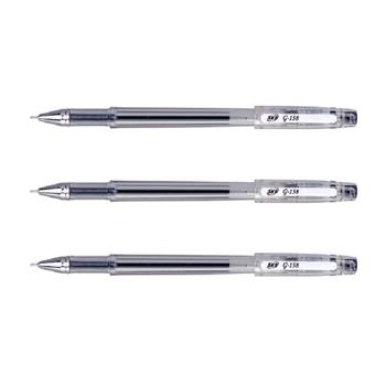 SKB G-158 0.4鋼珠筆-黑(3入)