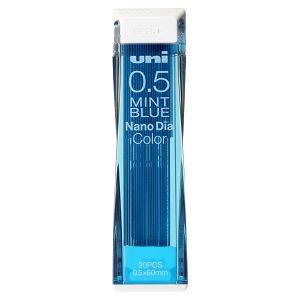 UNI三菱 Nano Dia彩色自動鉛筆芯0.5-薄荷藍【金石堂、博客來熱銷】