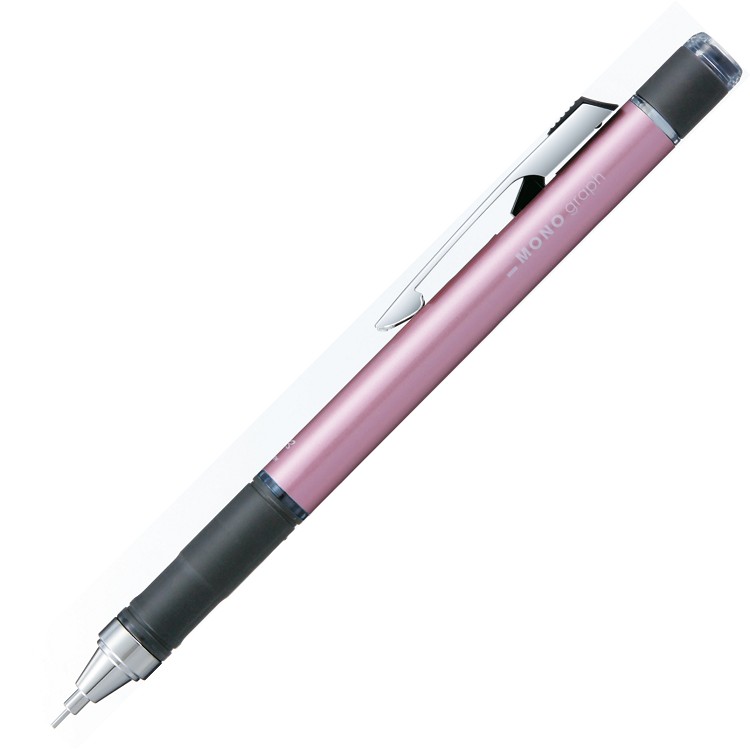 【TOMBOW】MONO Graph Grip自動鉛筆0.5－亮粉紅桿