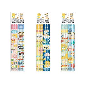 森活趣6入2B三角鉛筆A(3款)
